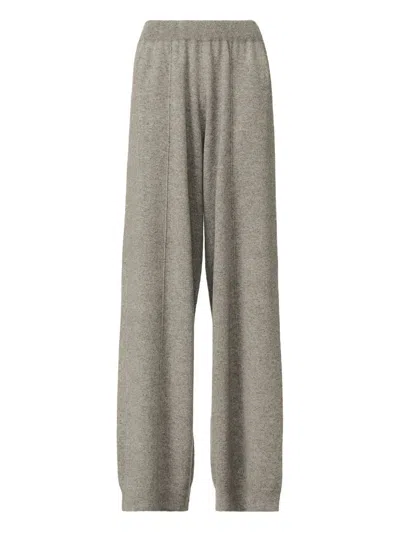 Fabiana Filippi Cashmere Wide-leg Trousers In Gray