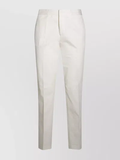 Fabiana Filippi Casual Trousers With Back Pockets And Belt Loops In Neutral