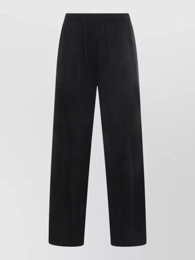 Fabiana Filippi Casual Wide Leg Trousers Everyday Style In Black