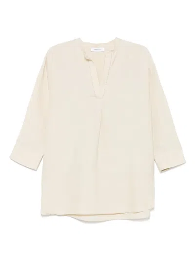 Fabiana Filippi Chain-link Detail Blouse In Beige