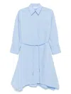 Fabiana Filippi Chain-link Detail Midi Dress In Blue