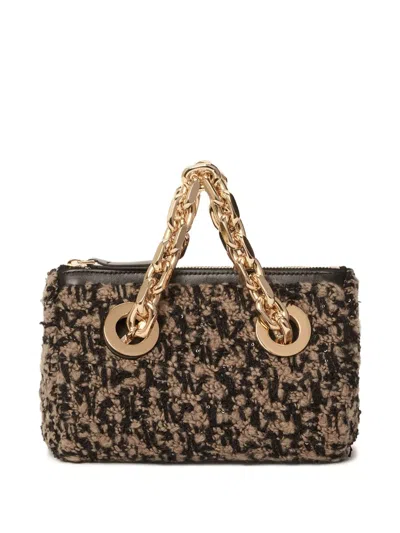 Fabiana Filippi Chain-strap Mini Bag In Brown