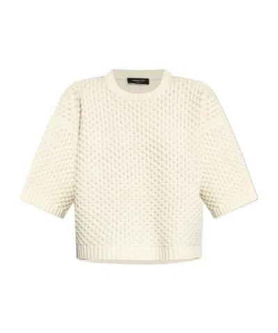 Fabiana Filippi Chunky Knit Sweater In White