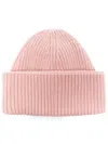 Fabiana Filippi Chunky Rib-knit Beanie In Pink