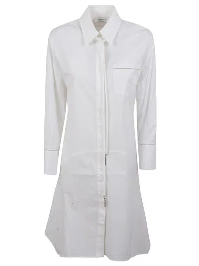 Fabiana Filippi Classic Button-down White Shirt Dress