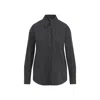 Fabiana Filippi Pinstriped Flannel Shirt In Gray