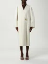 Fabiana Filippi Single-button Wrap Coat In White