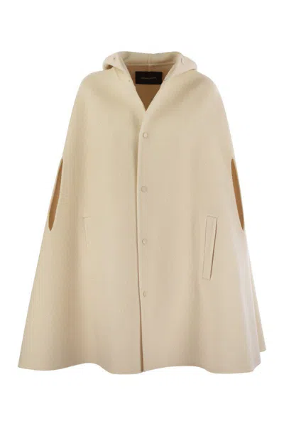 Fabiana Filippi Wool Hoodie In Yellow