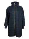 Fabiana Filippi Tech Fabric Coat In Blue