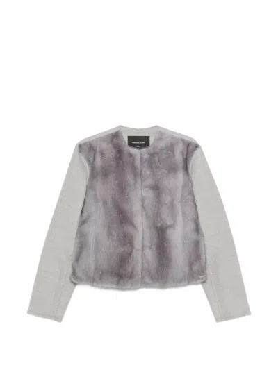 Fabiana Filippi Mink Fur Jacket In Multi
