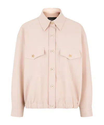 Fabiana Filippi Collared Casual Jacket In Orange