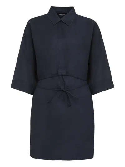 Fabiana Filippi Collared Short-sleeves Shirt In Blue