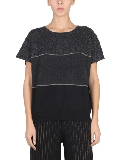 Fabiana Filippi Color Block Knit Top In Multi