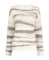 Fabiana Filippi Color Blocked Crewneck Jumper In Multi