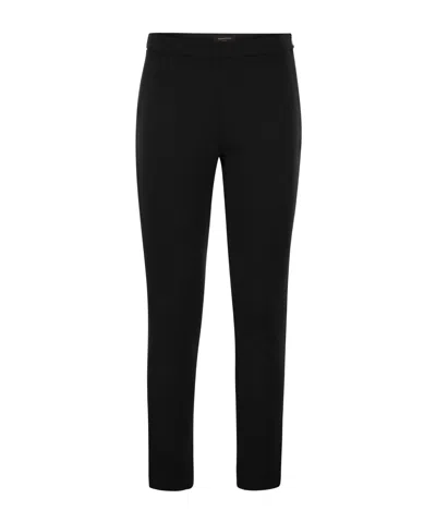 Fabiana Filippi Concealed Closed Casual Pants In Black
