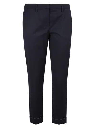 Fabiana Filippi Concealed Trousers In Black