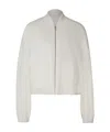 Fabiana Filippi Crew Neckline Elastic Cuffs Front Pockets In White