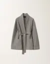 Fabiana Filippi Cool Wool Jacket In Grey
