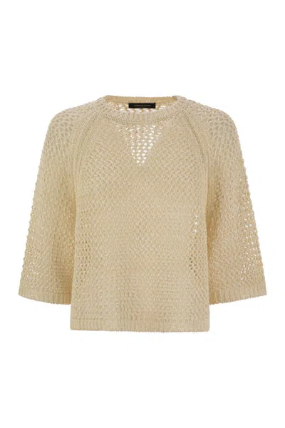 FABIANA FILIPPI FABIANA FILIPPI COTTON ¾-SLEEVED JERSEY