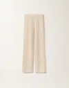 Fabiana Filippi Cotton And Linen Trousers With Sequins In Neutral