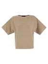 Fabiana Filippi Cotton And Lurex Boat-neck Sweater