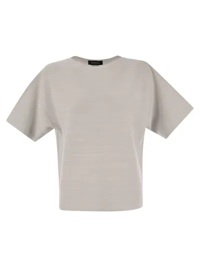 FABIANA FILIPPI FABIANA FILIPPI COTTON AND LUREX BOAT NECK SWEATER