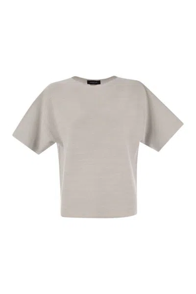 FABIANA FILIPPI FABIANA FILIPPI COTTON AND LUREX BOAT-NECK SWEATER