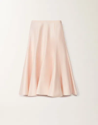 Fabiana Filippi Cotton And Silk Mikado Skirt In Candy