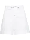 Fabiana Filippi Cotton Bermuda Short In White