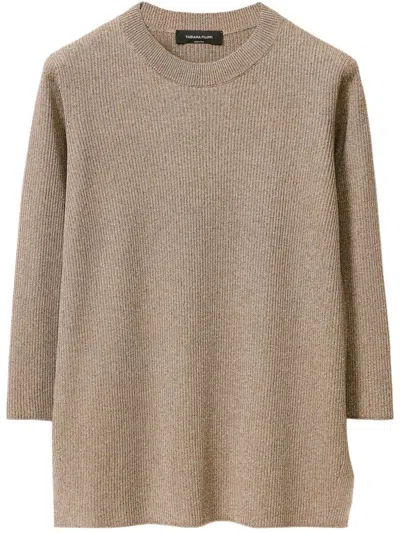 FABIANA FILIPPI FABIANA FILIPPI COTTON BLEND CREWNECK SWEATER