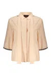 Fabiana Filippi Cotton Blend Shirt In Pink