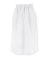 Fabiana Filippi Bag Style Midi Skirt With Drawstring Waist