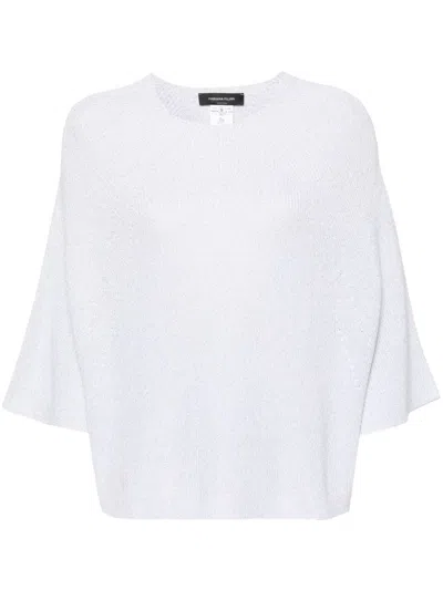 Fabiana Filippi Cotton Blend Sweater In White