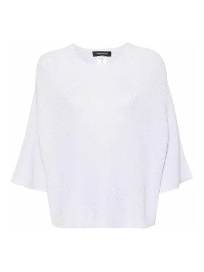 FABIANA FILIPPI SUÉTER CUELLO REDONDO - BLANCO