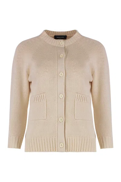 Fabiana Filippi Cotton Cardigan In Neutral