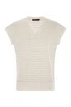 Fabiana Filippi Women's Cotton Crochet Jumper With Sequins Sweater
