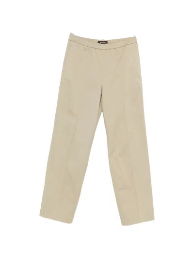 Fabiana Filippi Cotton Elastane Pants In Gray