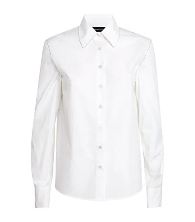 Fabiana Filippi Cotton Embellished Shirt In White