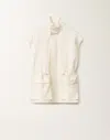 Fabiana Filippi Cotton Gabardine Safari Jacket In White