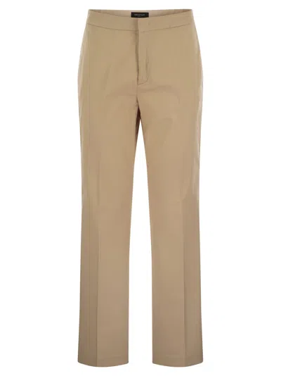 FABIANA FILIPPI FABIANA FILIPPI COTTON GABARDINE TROUSERS