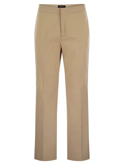 FABIANA FILIPPI COTTON GABARDINE TROUSERS