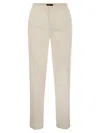 Fabiana Filippi Cotton Gabardine Trousers In White