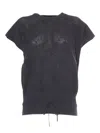 Fabiana Filippi Cotton Jacquard Crewneck Vest In Black