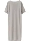 Fabiana Filippi Women's Cotton Knitted Midi Dress In Grey