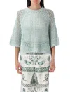 Fabiana Filippi Lightweight Open-knit Round Neck Knitwear
