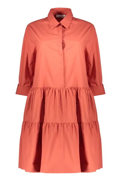 Fabiana Filippi Cotton Shirtdress In Multi