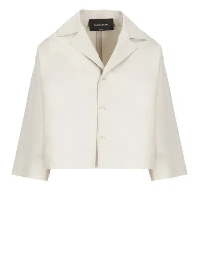 FABIANA FILIPPI COTTON-SILK BLAZER