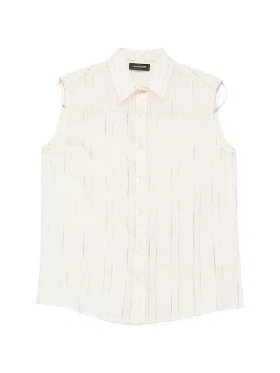 Fabiana Filippi Cotton Silk Viscose Polyamide Shirt In Multi