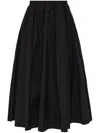 Fabiana Filippi Cotton Skirt In Black