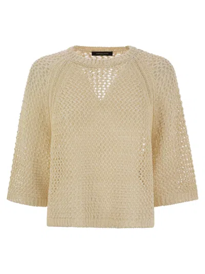 FABIANA FILIPPI FABIANA FILIPPI COTTON ¾ SLEEVED JERSEY